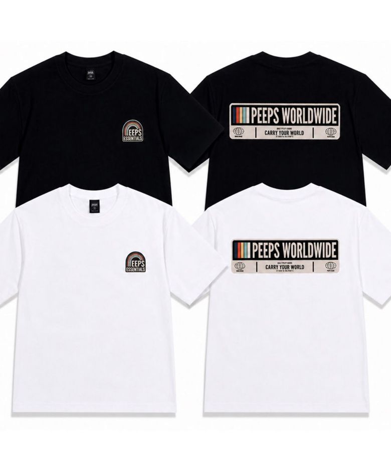 Worldwide Label SS Tee (BLACK/WHITE) 오버핏 반팔티