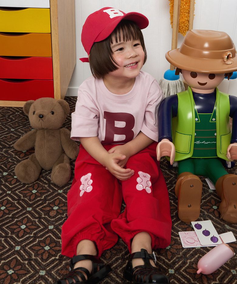 젤리뽀곰 라이트 루즈팬츠 (레드)