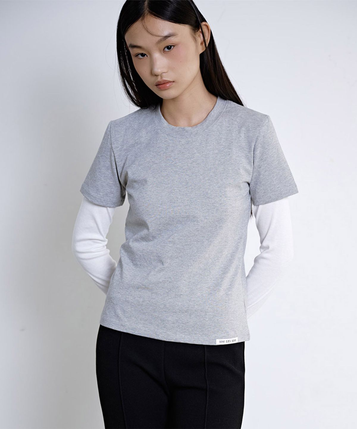 시시브(SISIVE) Standard T-Shirt (Melange Grey)