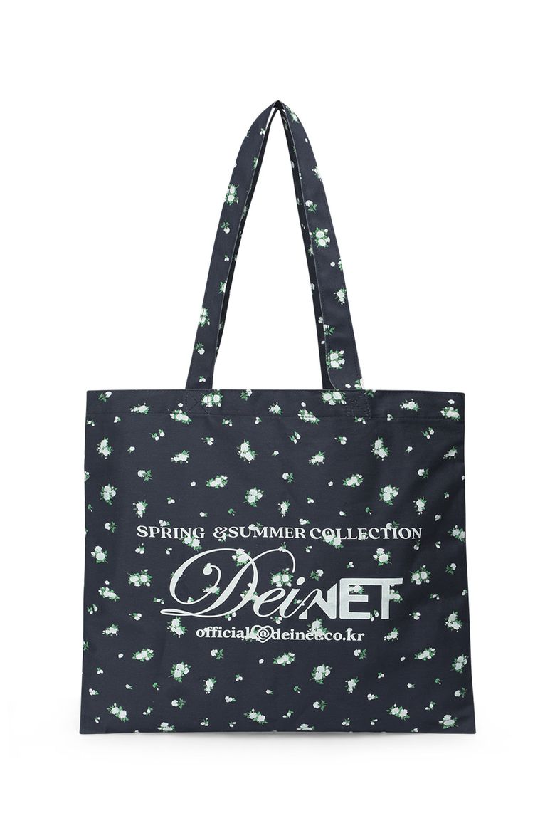 FLOWER SHOULDER BAG IN NAVY
