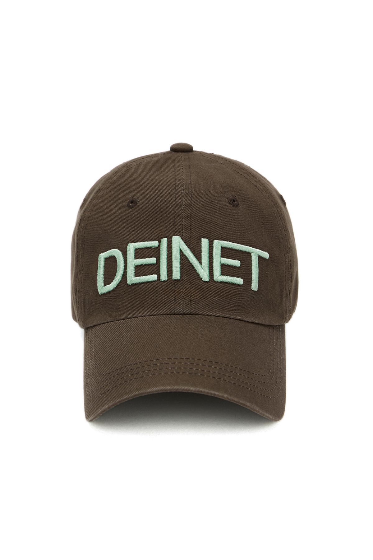 다이닛(DEINET) DEINET LOGO CAP IN BROWN