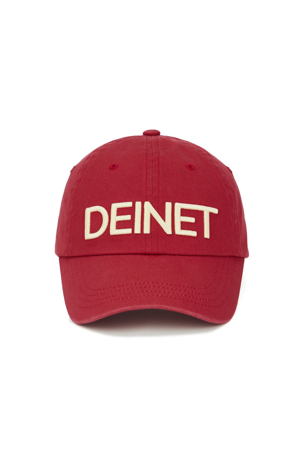 다이닛(DEINET) DEINET LOGO CAP IN BURGUNDY