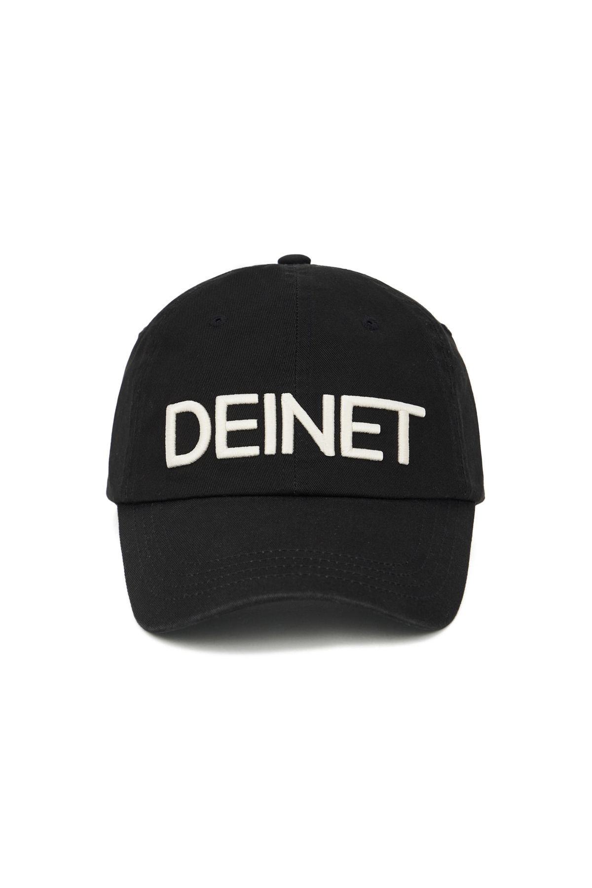 다이닛(DEINET) DEINET LOGO CAP IN BLACK