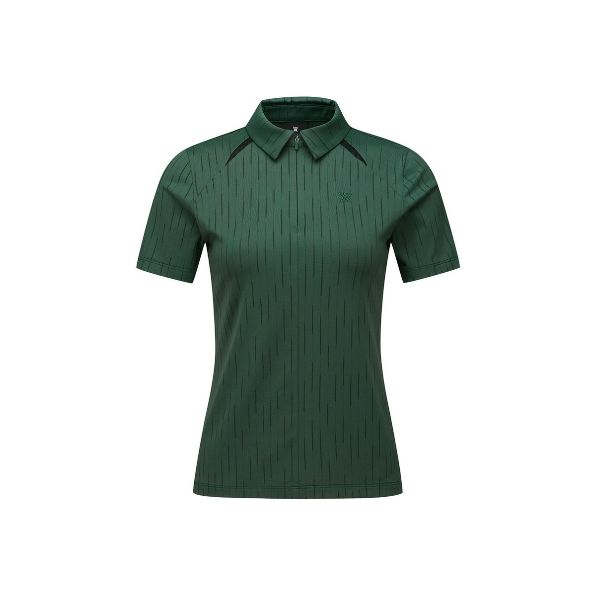 어뉴골프(ANEW GOLF) WOMEN SOLID BACK ZIP T-SHIRT_DN