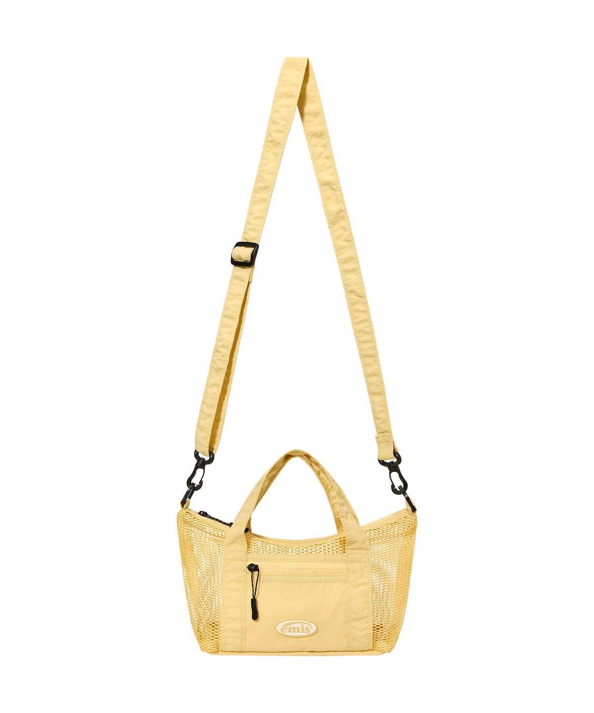 이미스(EMIS) MESH CROSSBODY BAG-YELLOW