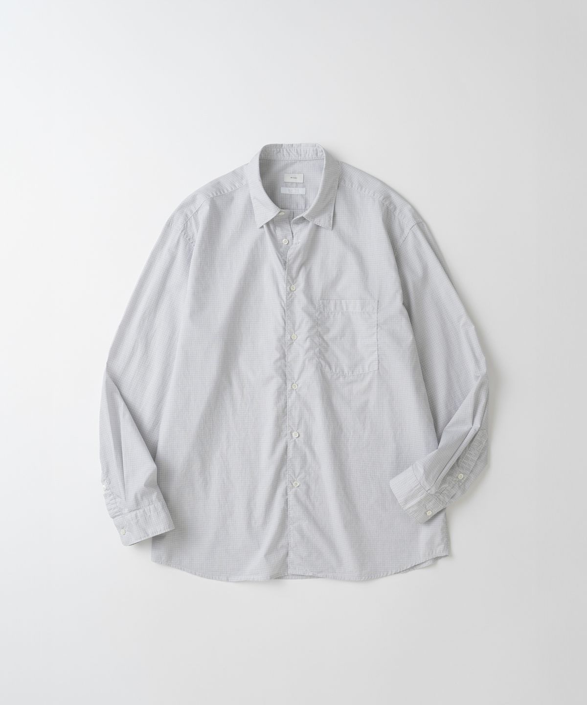 와기(WHAGI) Vintage Regular Collar Shirt (Graph Check)