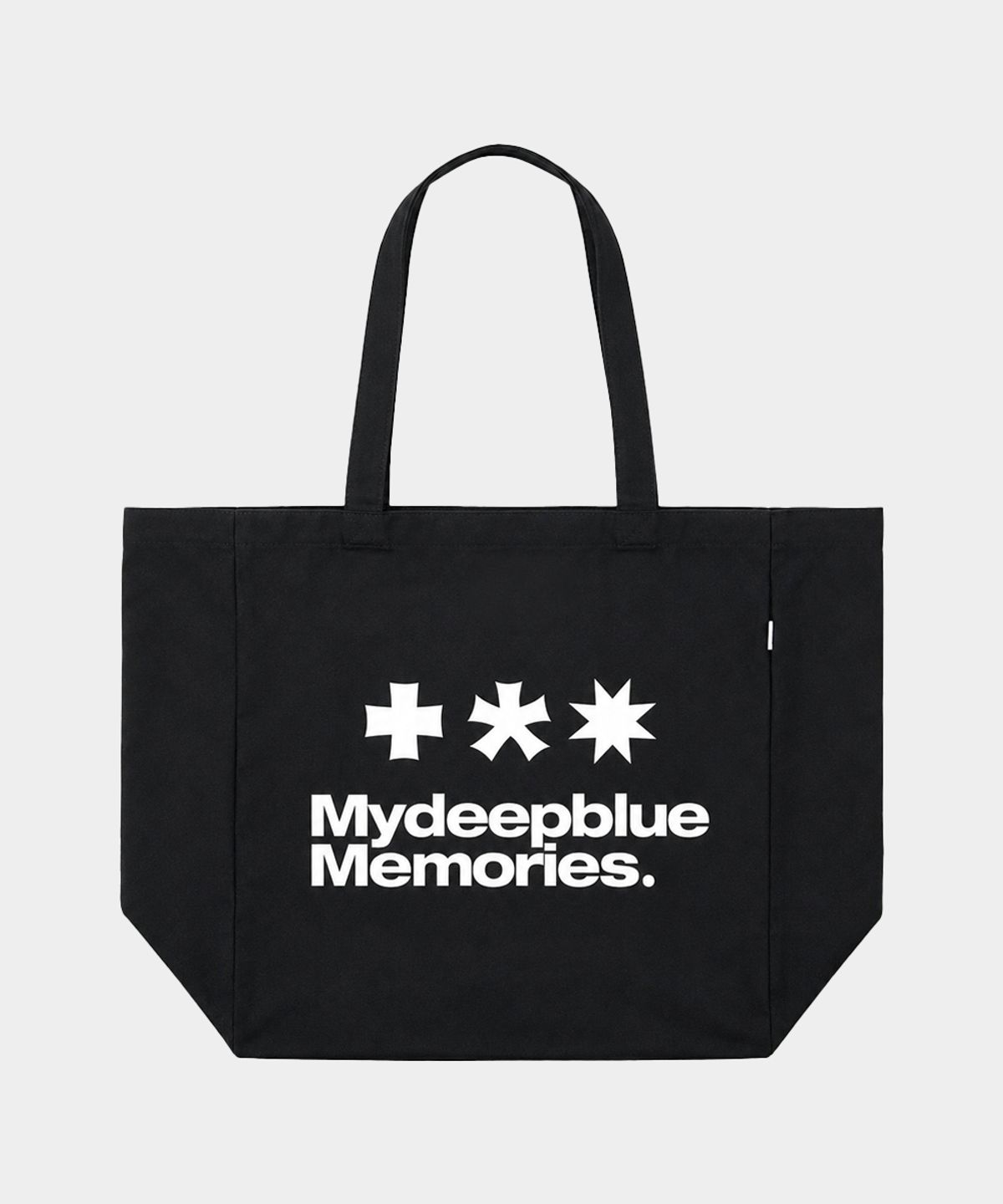 마이딥블루메모리즈(MY DEEP BLUE MEMORIES) MM LOGO ECO BAG_Black