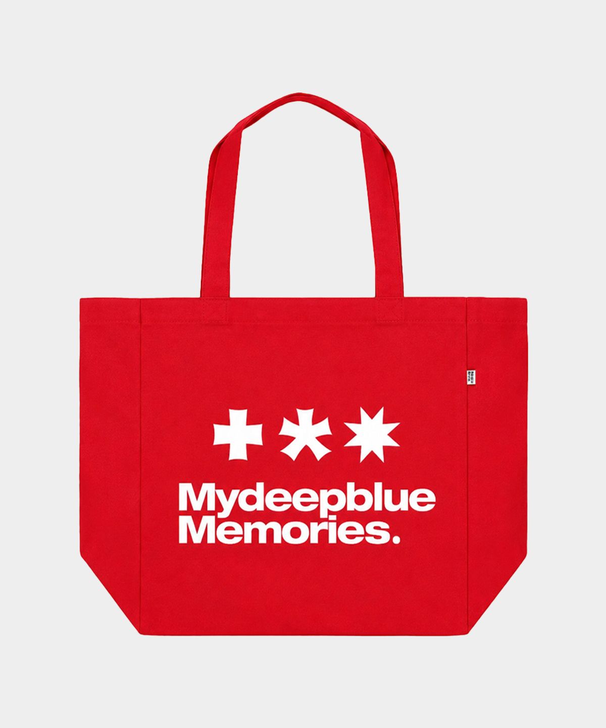 마이딥블루메모리즈(MY DEEP BLUE MEMORIES) MM LOGO ECO BAG_Red