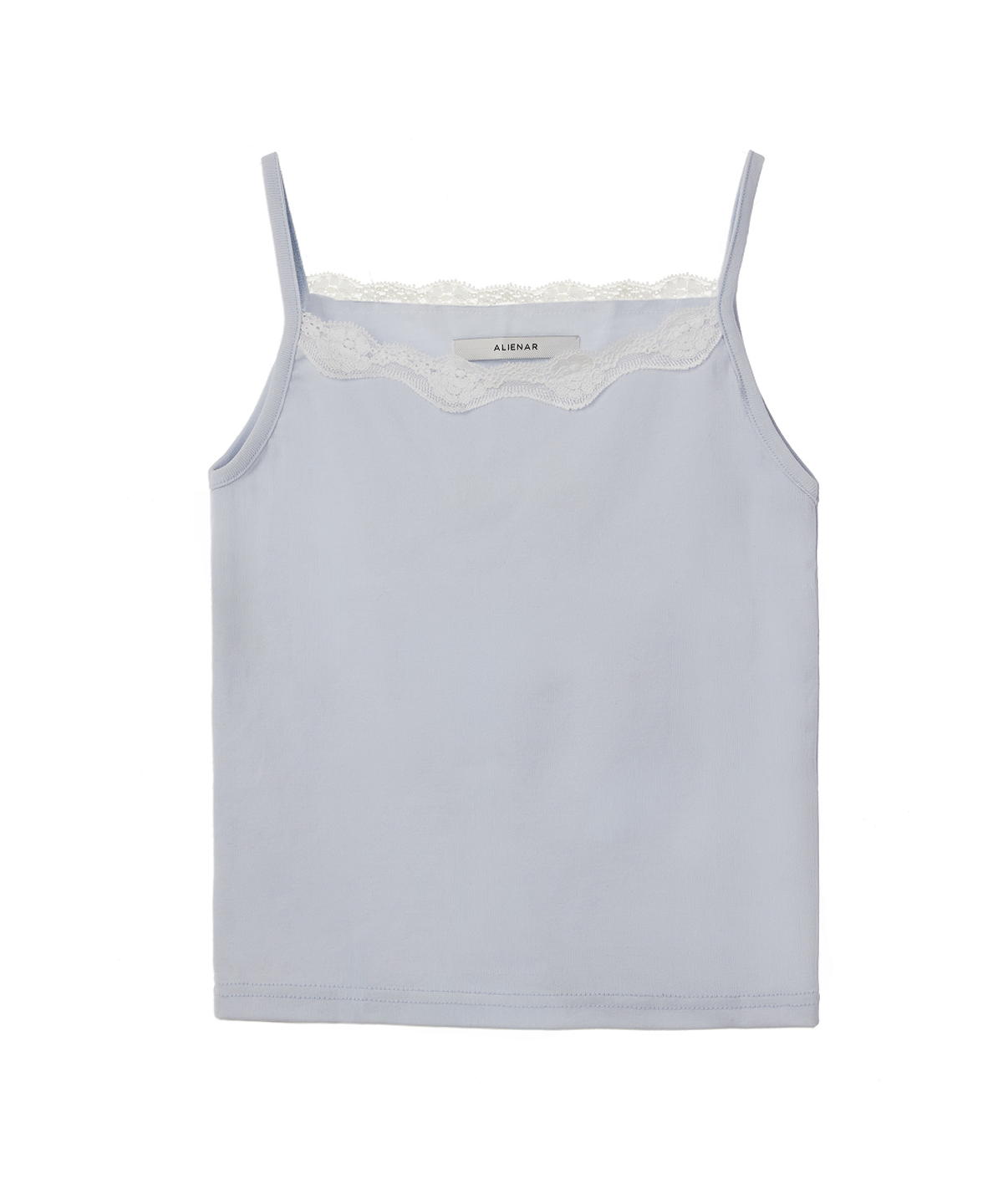 알리에나(ALIENAR) Lace coloration sleeveless top (LB)
