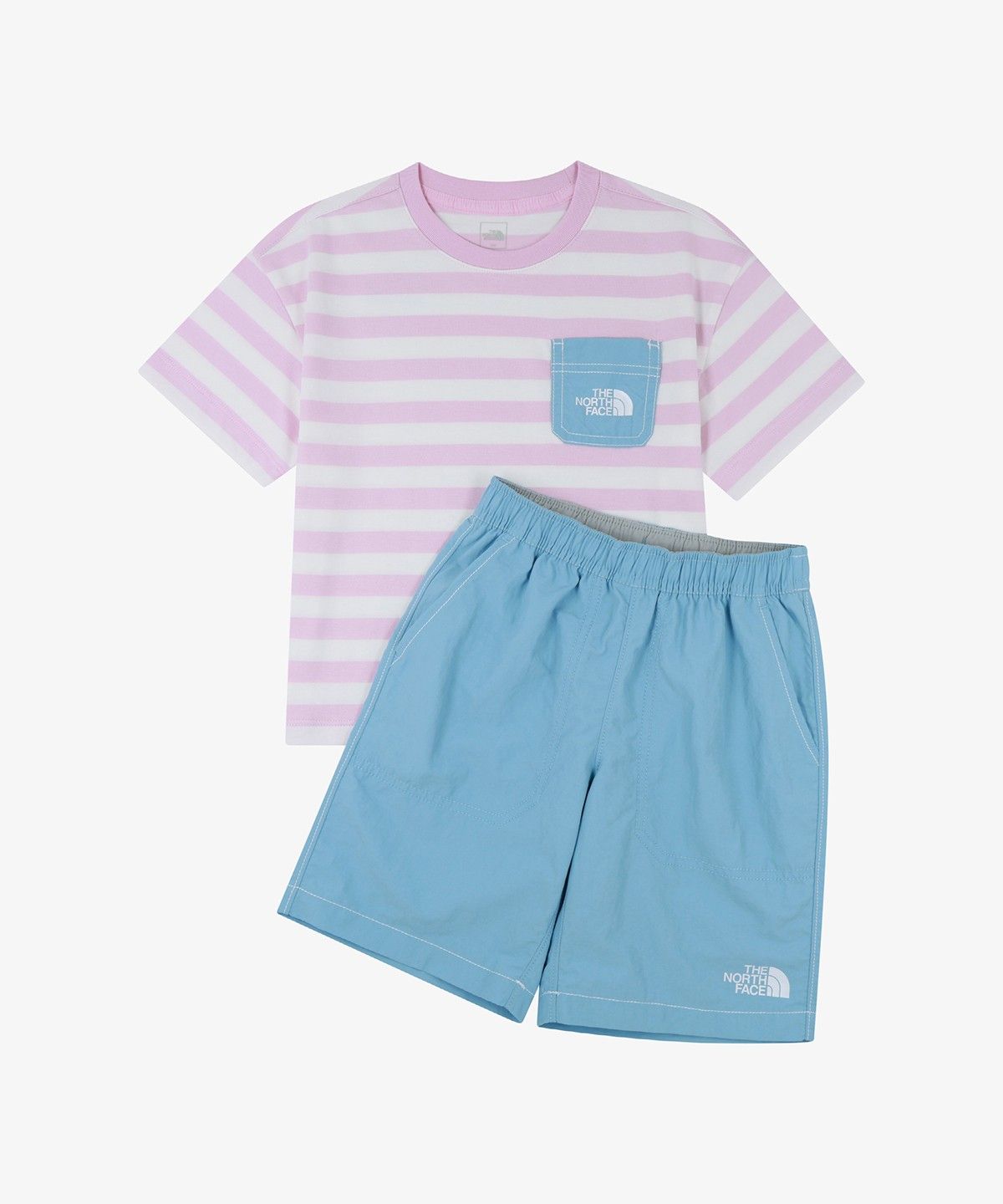 노스페이스 키즈(THE NORTH FACE KIDS) 키즈 플레이온 스트라이프 크루세트 NT7US12U_CPI