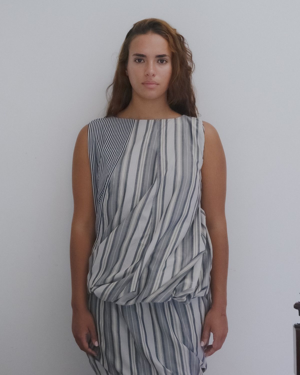 베이스레인지(BASERANGE) BELLA TOP (SILK COTTON DEADSTOCK)
