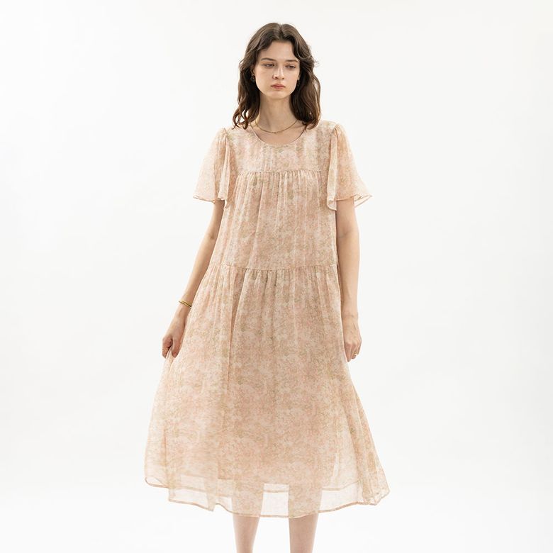 WD_Bloom sheer tiered dress_PINK
