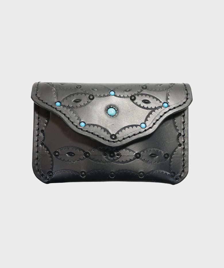 Yazhi Accordion Wallet -Black 핸드메이드지갑, 네이티브아메리칸, 웨스턴