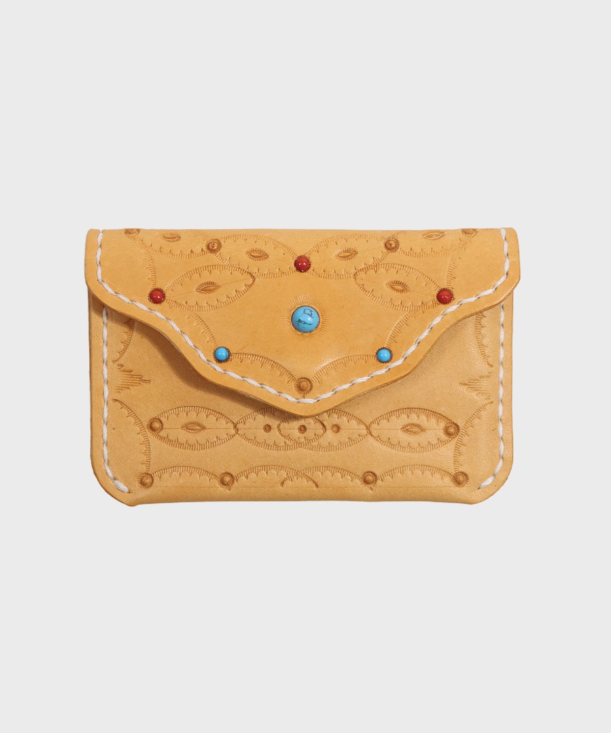 카마테클럽(CAMATECLUB) Yazhi Accordion Wallet -Natural 핸드메이드지갑, 네이티브아메리칸, 웨스턴