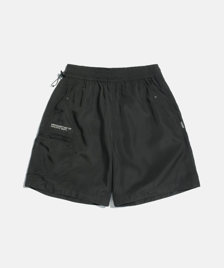 Athletic Track Shorts Black