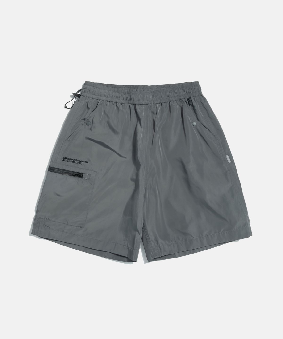 에스피오나지(ESPIONAGE) Athletic Track Shorts Grey