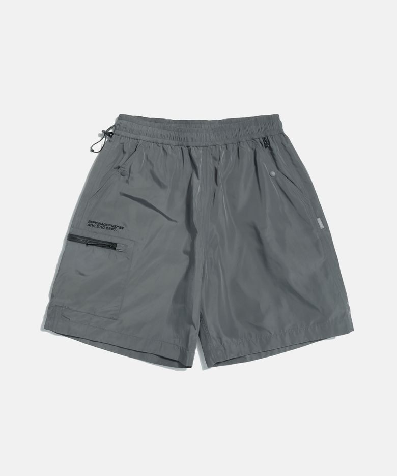 Athletic Track Shorts Grey