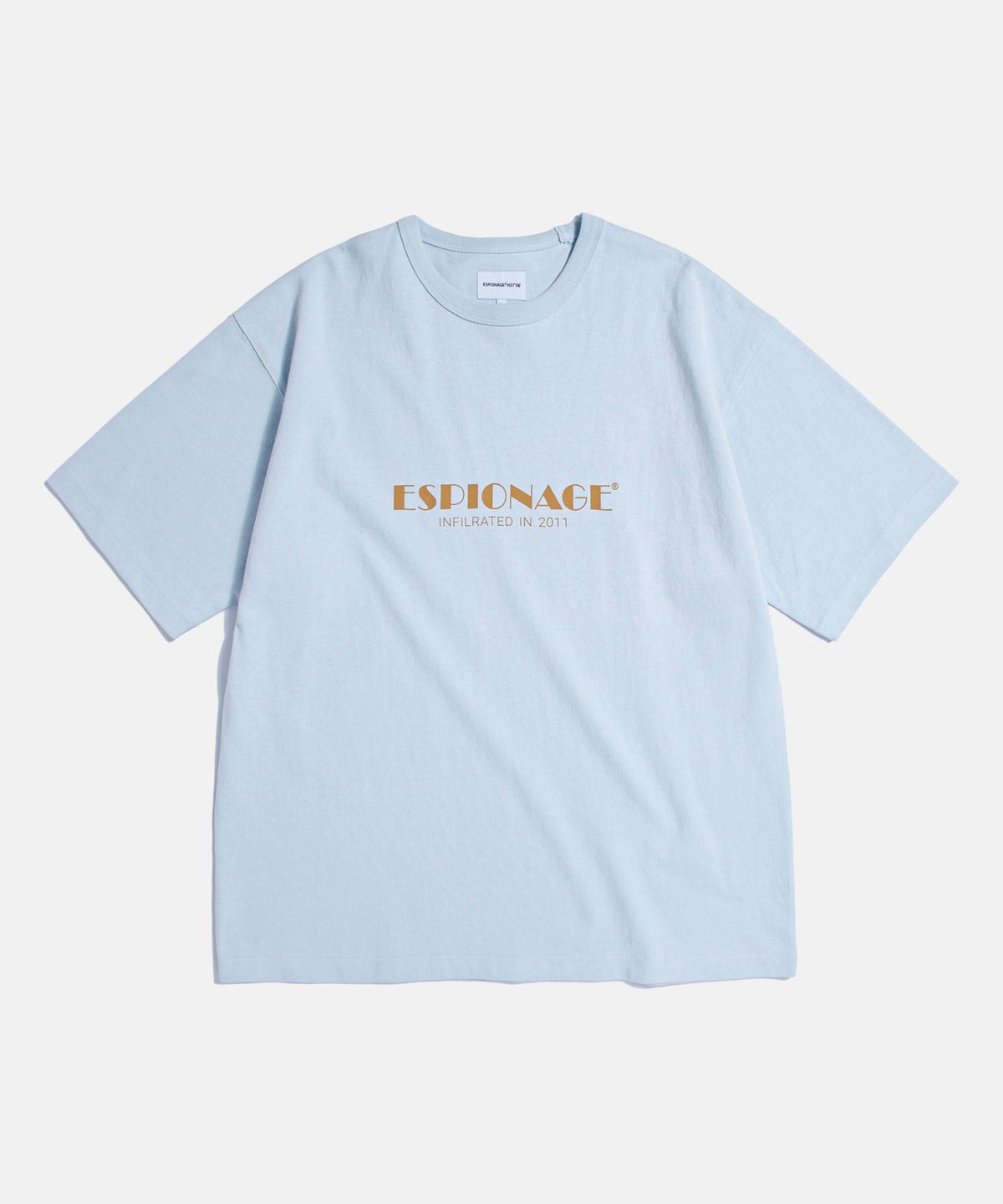에스피오나지(ESPIONAGE) Cinema Logo Heavyweight Tee Ice Blue