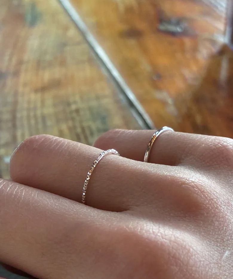 [925 Silver] 베이직 컷팅 반지_1mm