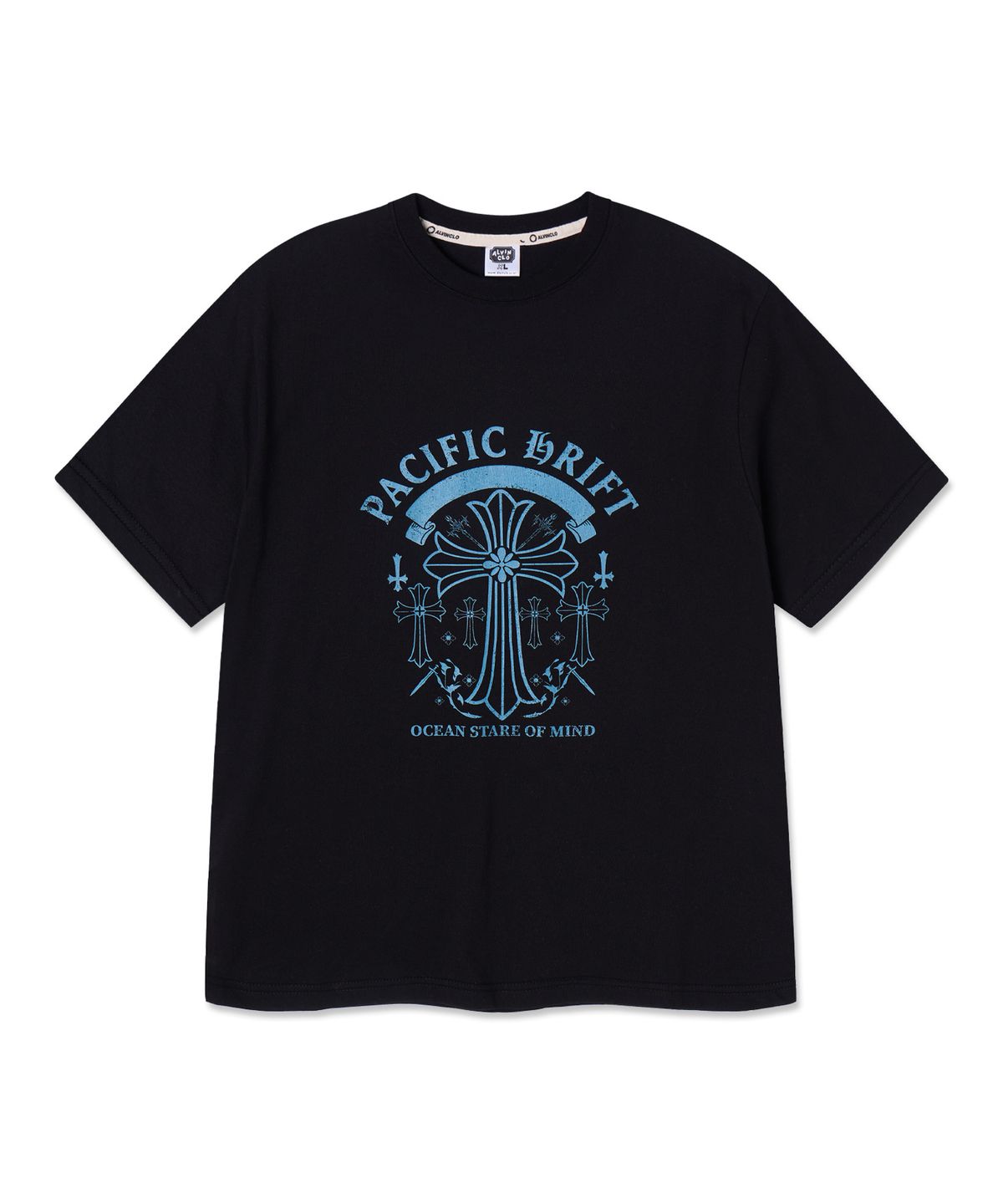 앨빈클로(ALVINCLO) PACIFIC CROSS 반팔티셔츠 AST3620 (2COLOR)