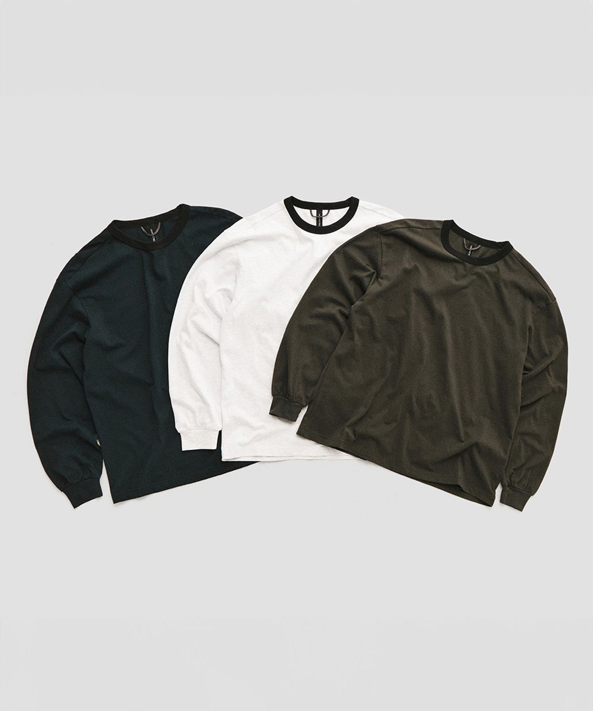 언어펙티드 에센셜(UNAFFECTED ESSENTIAL) RINGER LONG SLEEVES (3 COLOR)