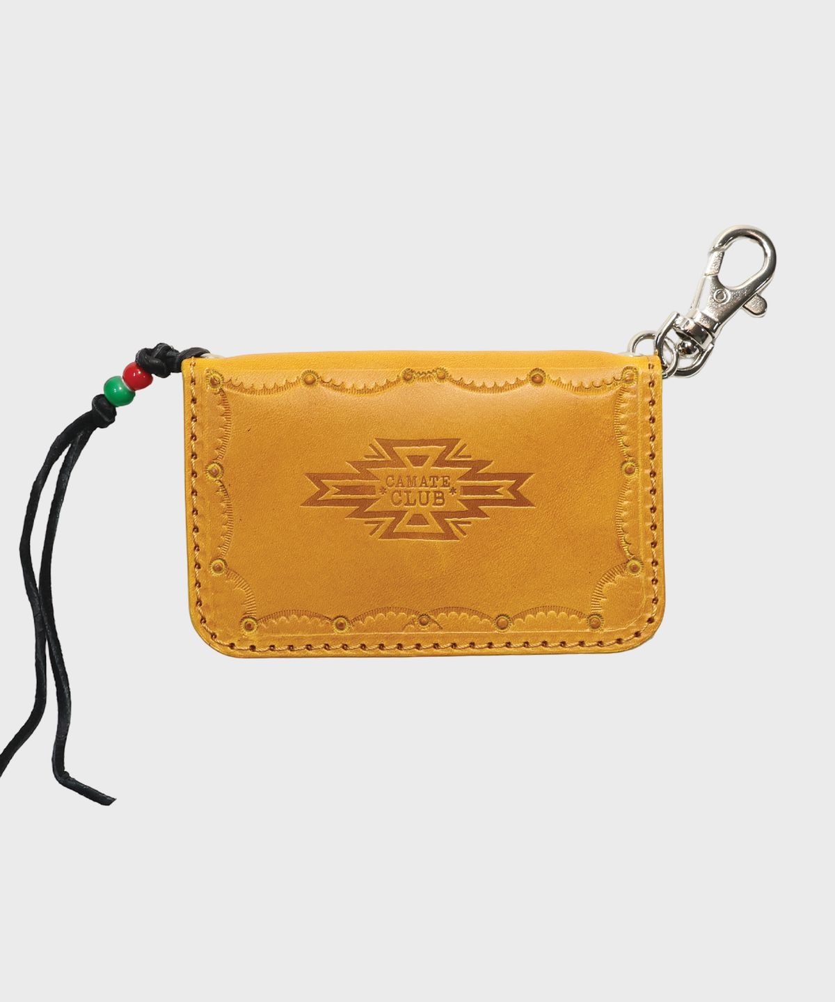 카마테클럽(CAMATECLUB) Yazhi CMPCT Wallet -Yellow 핸드메이드지갑, 네이티브아메리칸, 웨스턴
