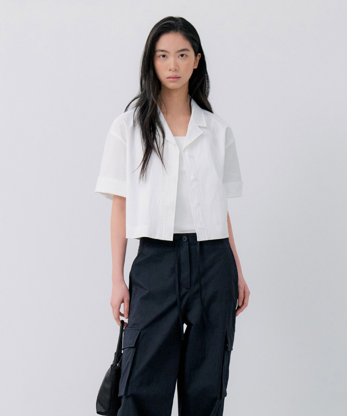 노티아(NOTIA) TAILORED SUMMER SHORT JACKET - WHITE