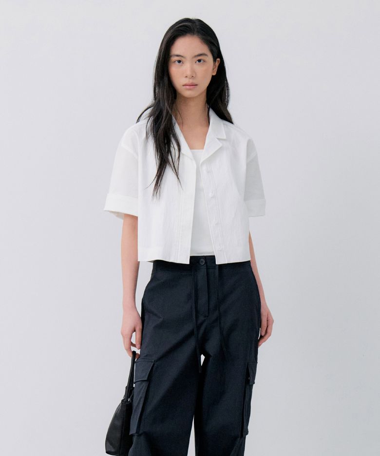 TAILORED SUMMER SHORT JACKET - WHITE