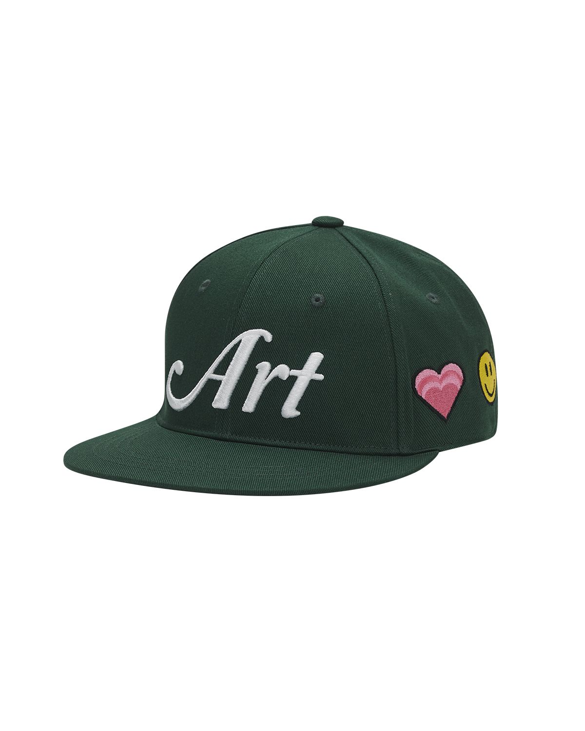 더뮤지엄비지터(THEMUSEUMVISITOR) ART ICON EMBROIDERY CAP (GREEN)