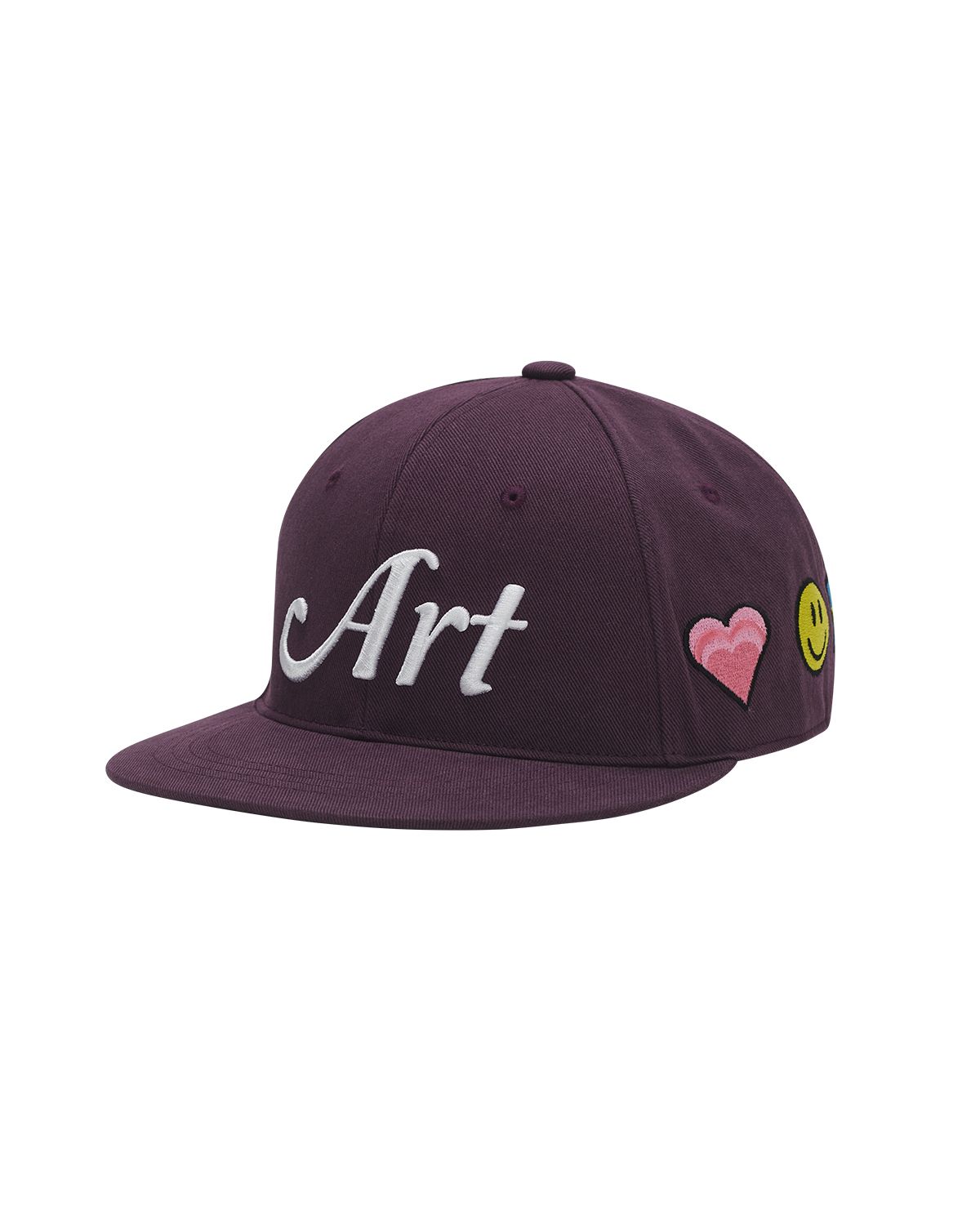 더뮤지엄비지터(THEMUSEUMVISITOR) ART ICON EMBROIDERY CAP (VIOLET)