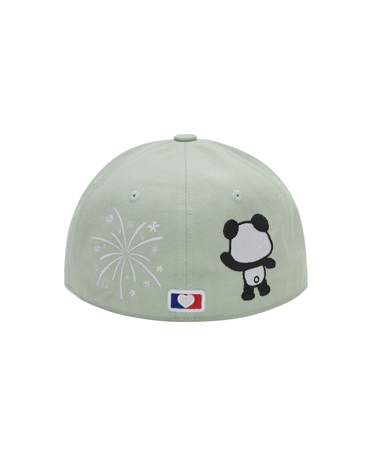 더뮤지엄비지터(THEMUSEUMVISITOR) PANDA EMBROIDERY CAP (MINT)