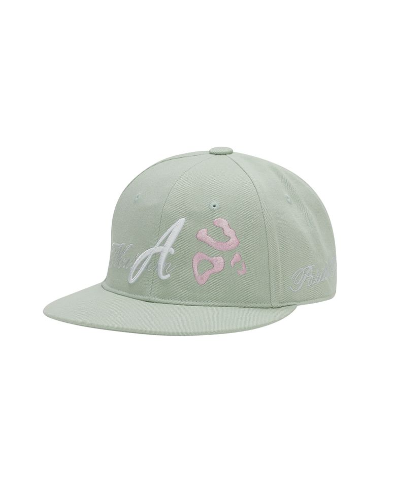LEOPARD EMBROIDERY CAP (MINT)