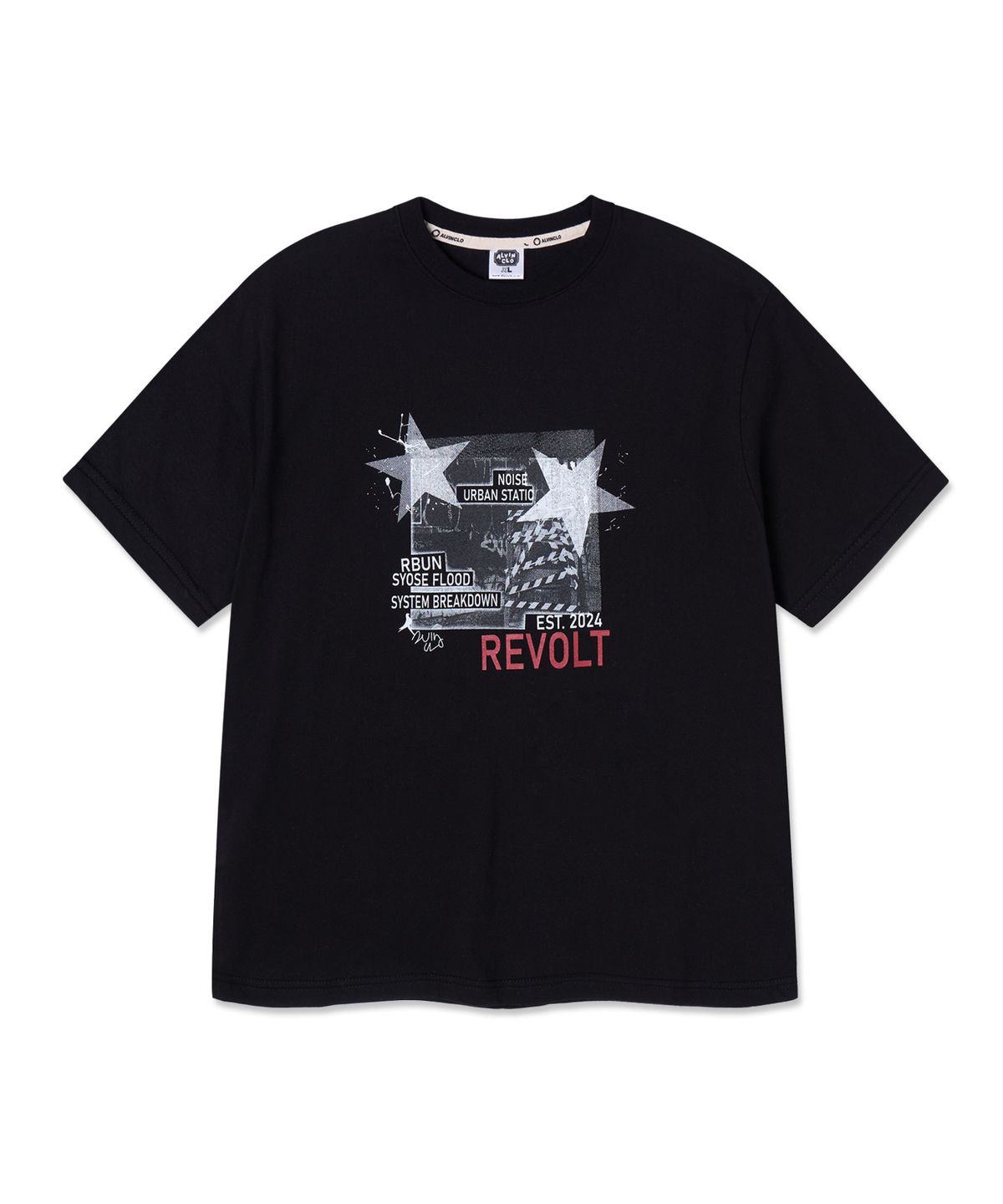 앨빈클로(ALVINCLO) REVOLT 반팔티셔츠 AST3633 (3COLOR)