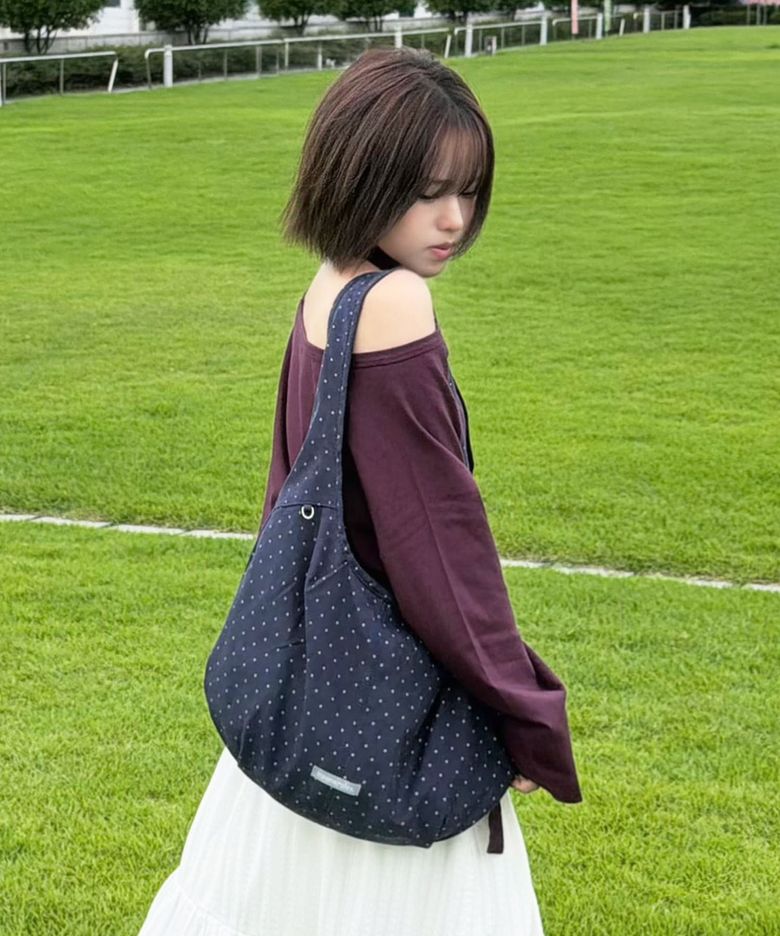 Drop eco shoulder bag_Star navy
