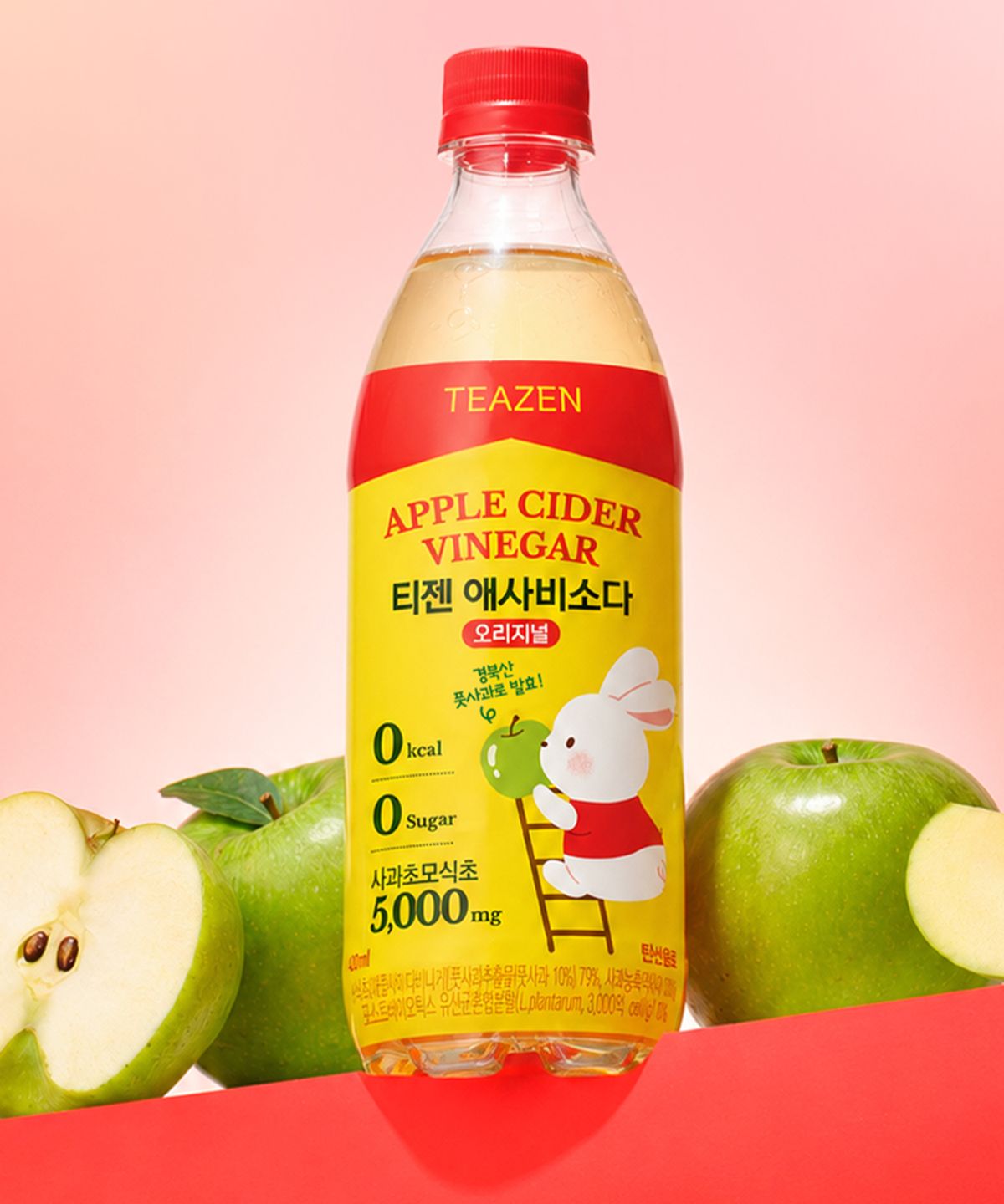 티젠(TEAZEN) 애사비소다 오리지널 500ml X 12개