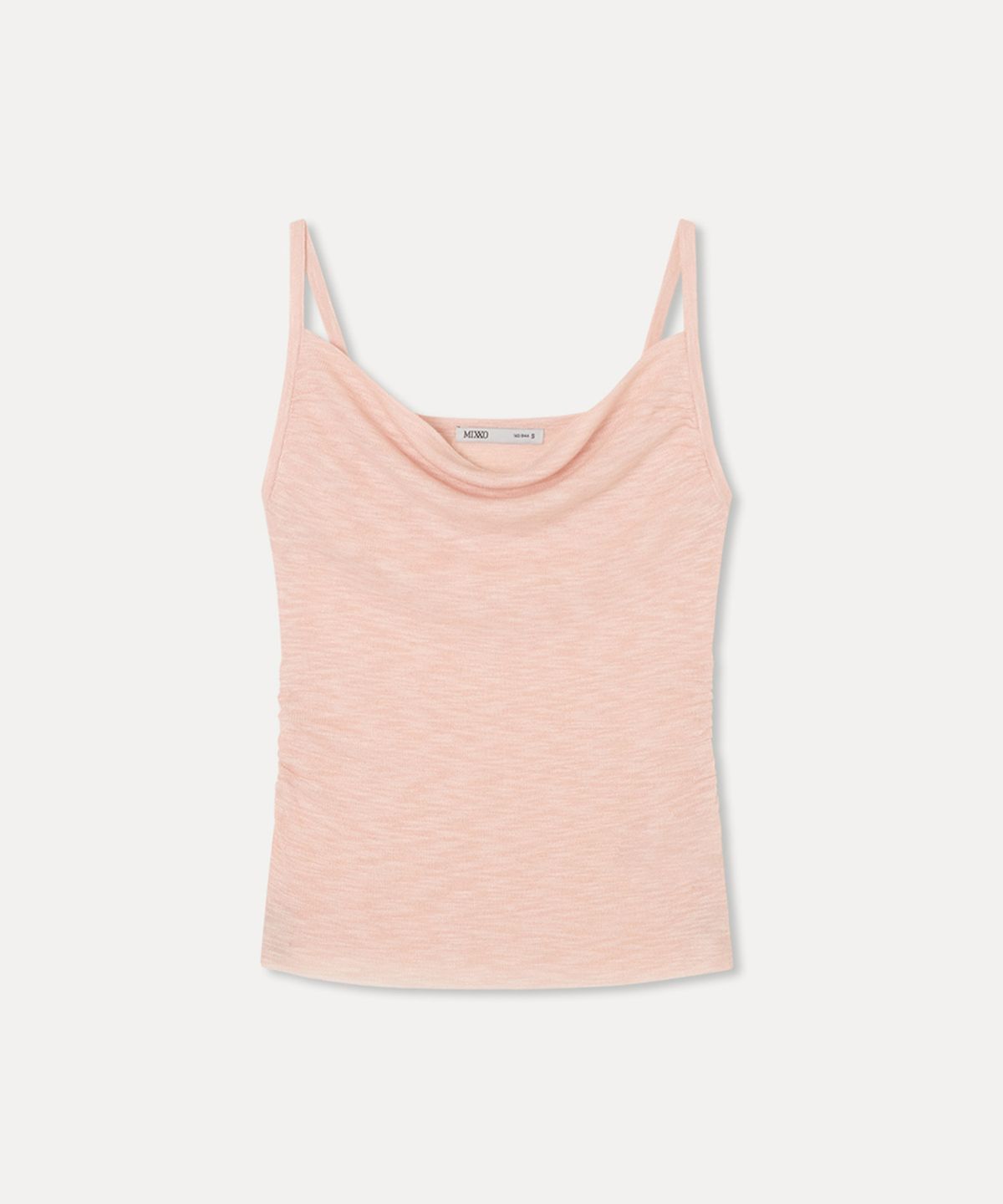 미쏘(MIXXO) [셋업] 카울넥 시스루 나시 니트_MIWKAG720T
