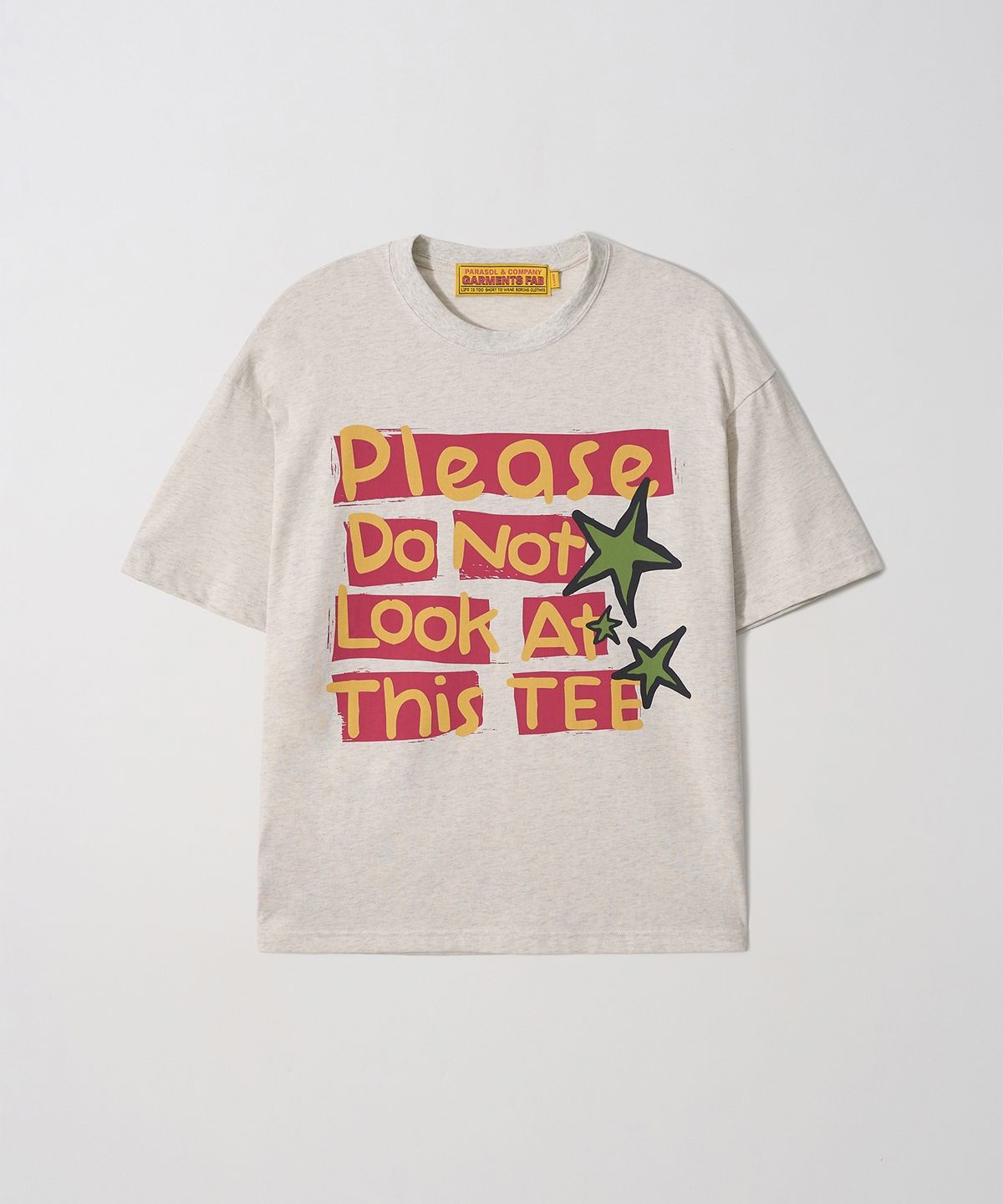 가먼츠팹(GARMENTS FAB) Dont Look At This Tee (OATMEAL)