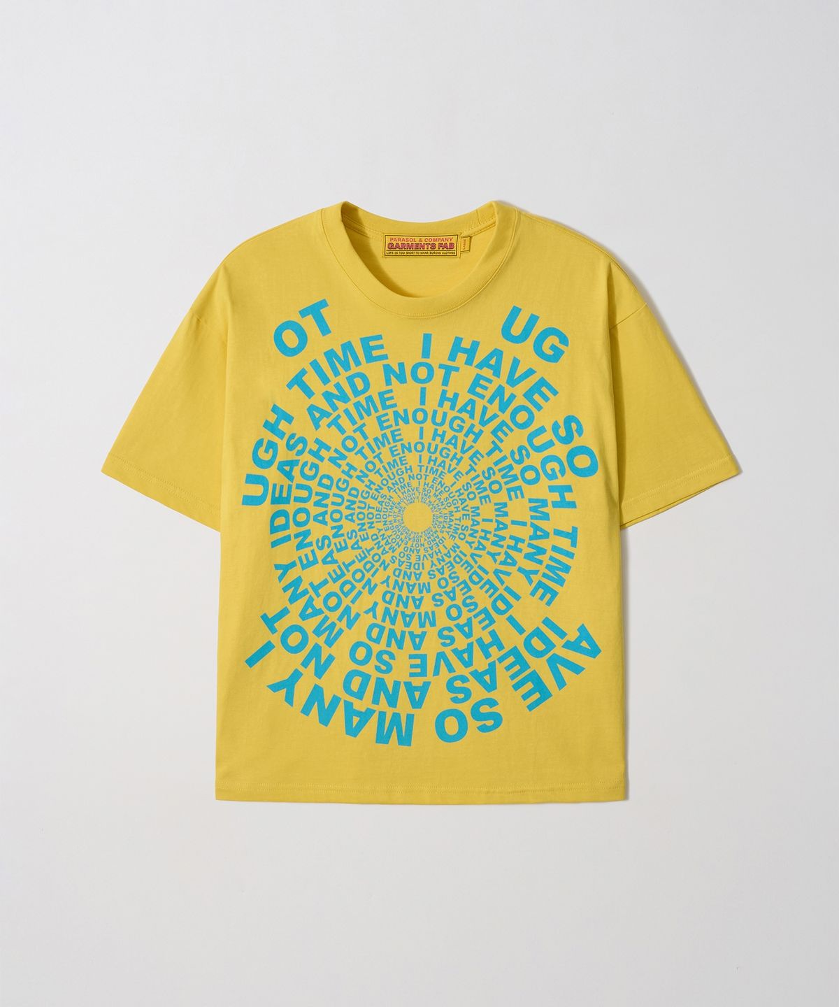 가먼츠팹(GARMENTS FAB) Bingle Bingle Lettering Tee (LIGHT YELLOW)