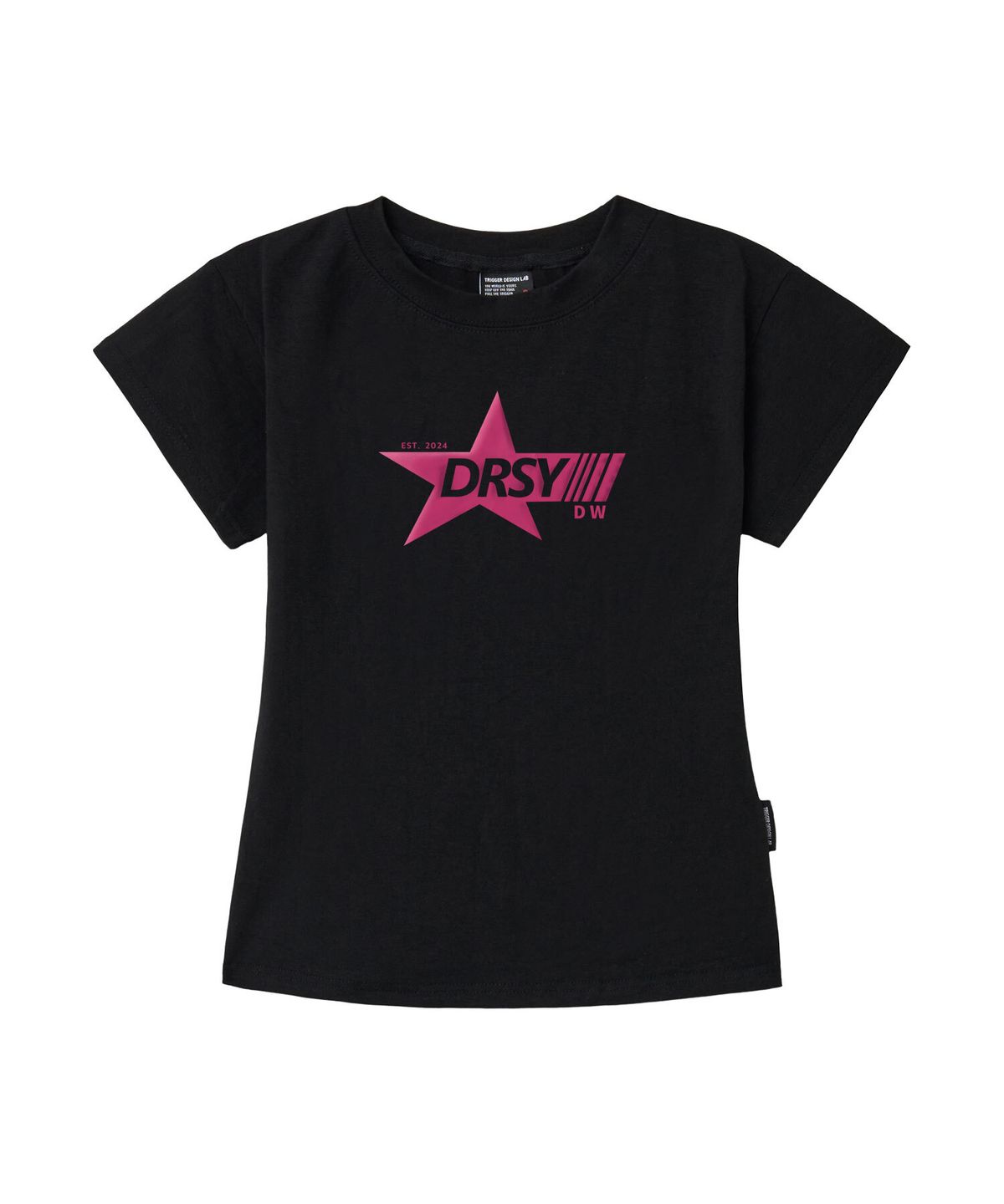 드로우시(DROWSY) DW 스텔라 슬림핏 반팔티셔츠 2color