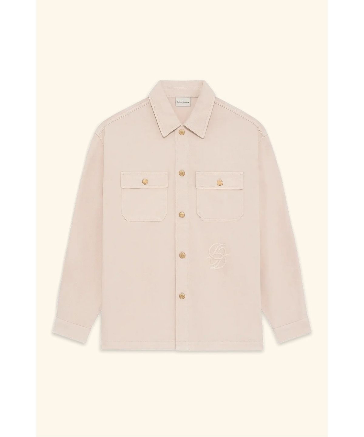 드롤드무슈(DROLE DE MONSIEUR) 베이지 데님 셔츠 Chemise Denim Beige D0JSS26101IVX
