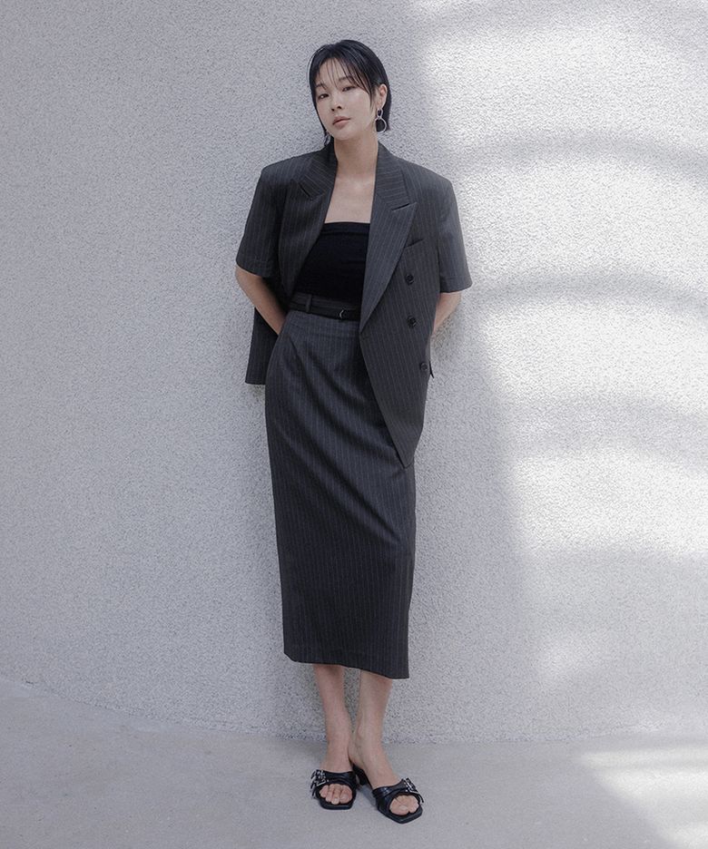핀ST써머 쿨 더블자켓 셋업