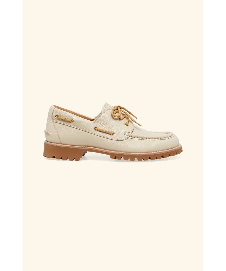 소가죽 보트 슈즈 Chaussure Bateau 0D1AM26900WHM