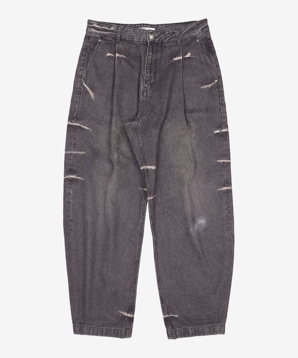 메종미네드(MAISON MINED) SWELL WIDE DENIM PANTS BLACK 50