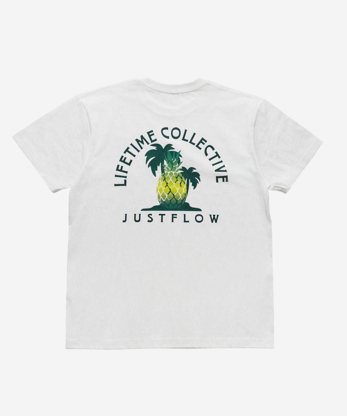 라이프타임콜렉티브(LIFETIMECOLLECTIVE) 저스트 플로우  티셔츠 JUST FLOW  화이트