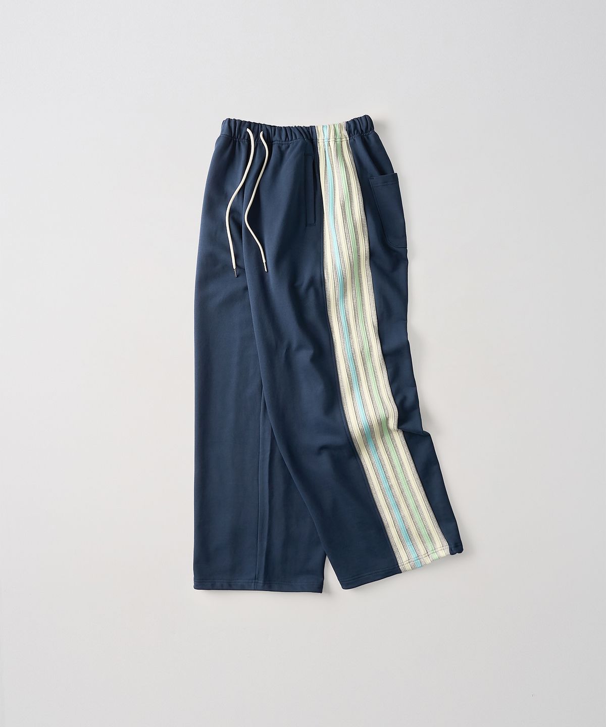 가먼츠팹(GARMENTS FAB) Rainbow Binding Sweatpants (NAVY)