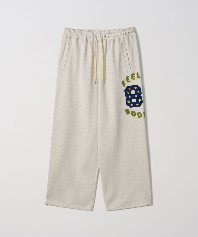 Feel Like 88Body Size Sweatpants (MELANGE GRAY)