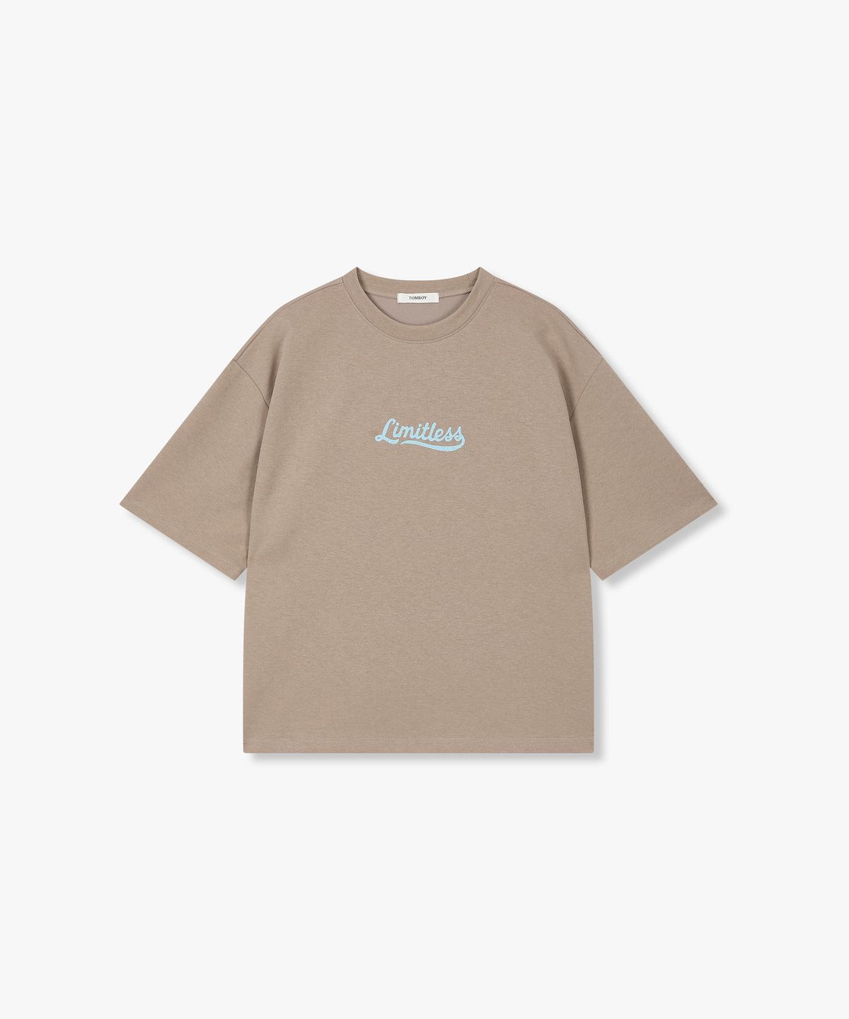 스튜디오 톰보이(STUDIO TOMBOY) 양면 프린트 아트웍 반팔 티셔츠_라이트 브라운 9176222993