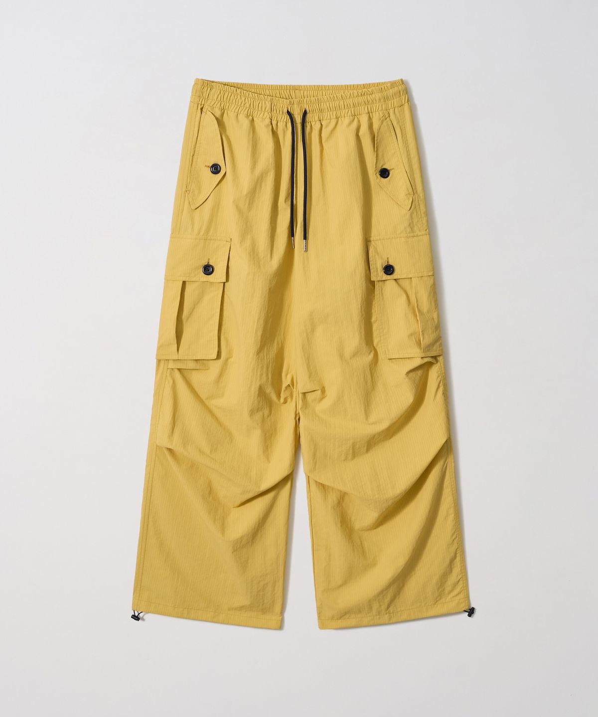 가먼츠팹(GARMENTS FAB) 8 Buttons Parachute Nylon Pants (YELLOW)