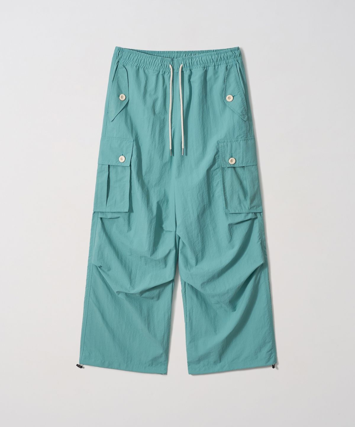 가먼츠팹(GARMENTS FAB) 8 Buttons Parachute Nylon Pants (MINT)
