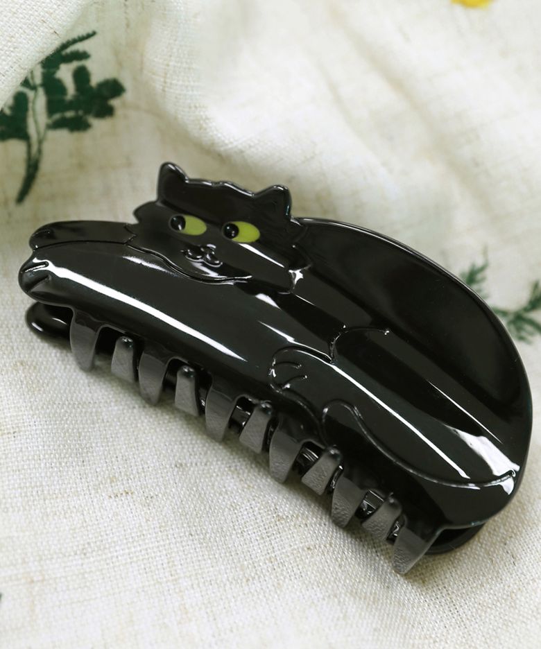 (선물포장) Black Cat Hair Claw